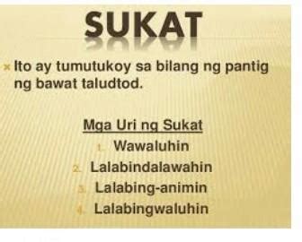 Apat na uri ng sukat .
